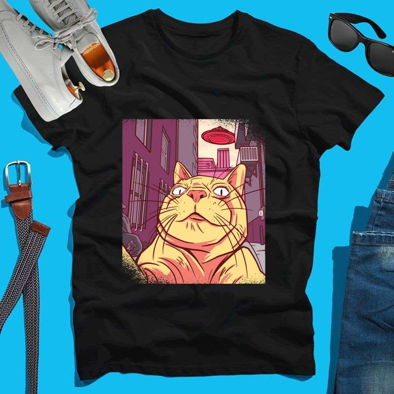 Férfi póló CatTshirt