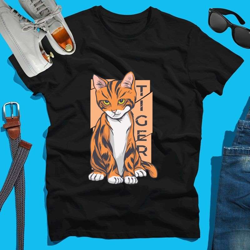 Férfi póló Tige rCat Tshirt