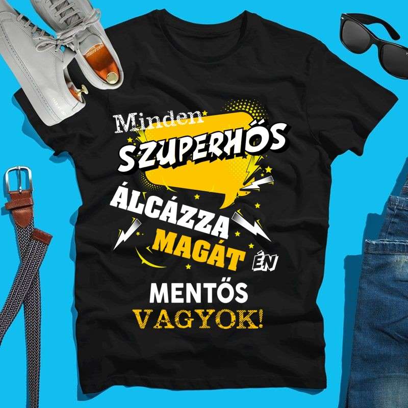 Férfi póló MENTŐS