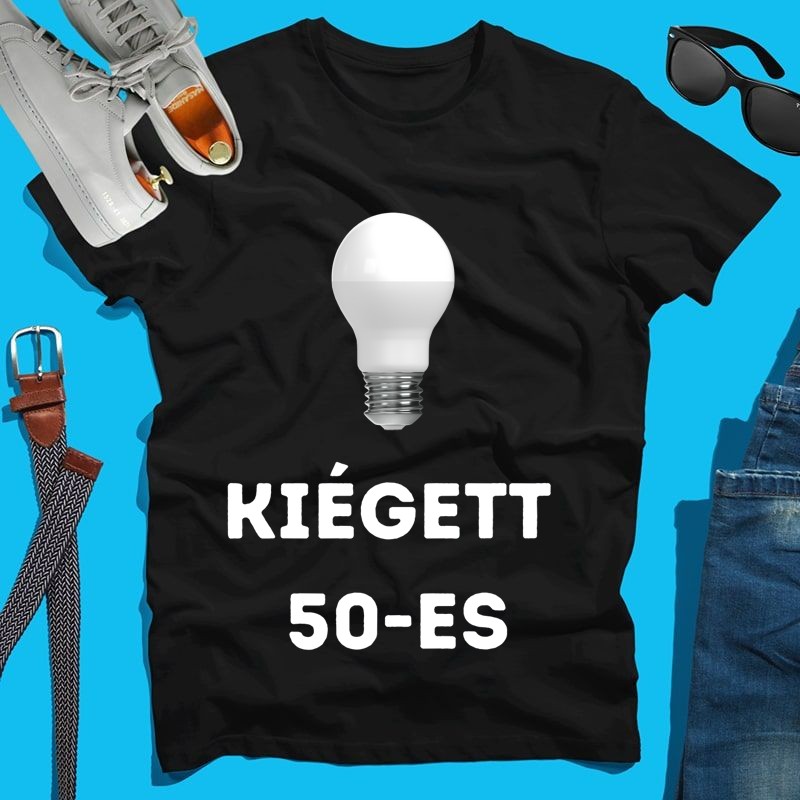 Férfi póló Kiégett 50-es