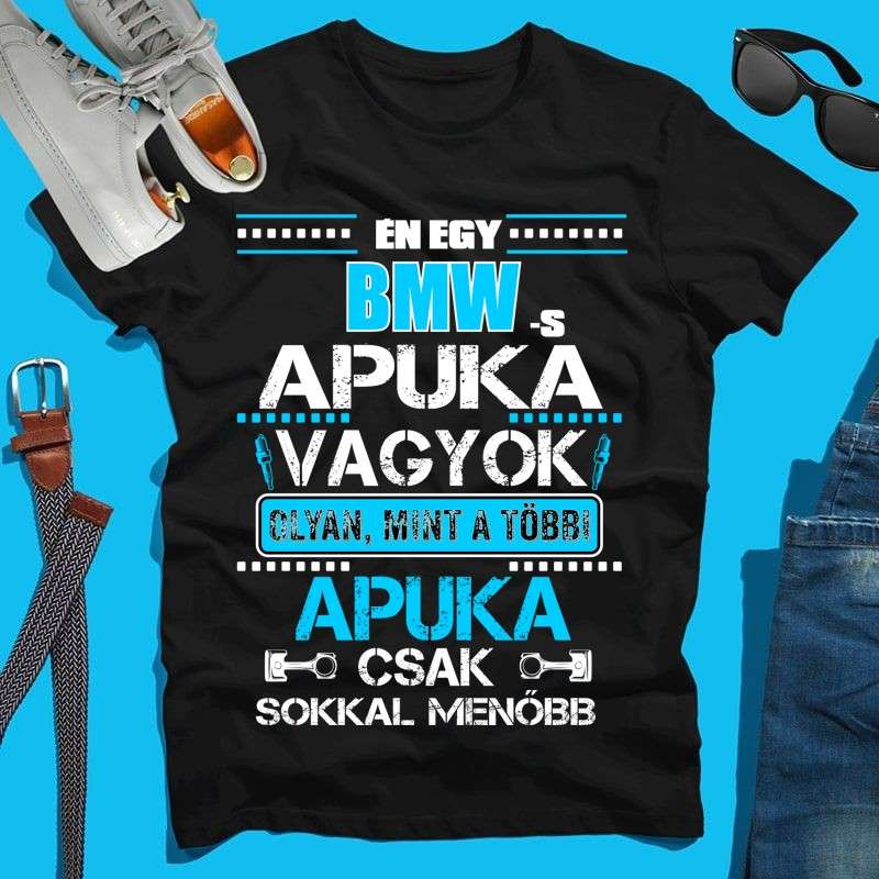 Férfi póló BMW S apuka