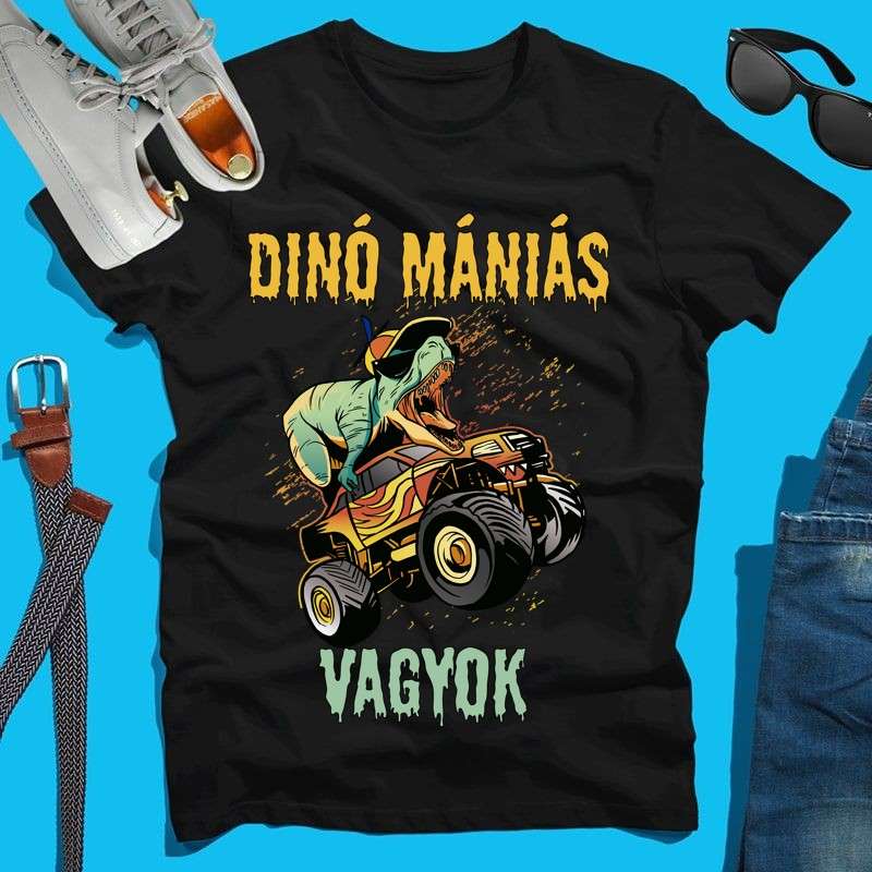 Férfi póló DINÓ MÁNIÁS VAGYOK