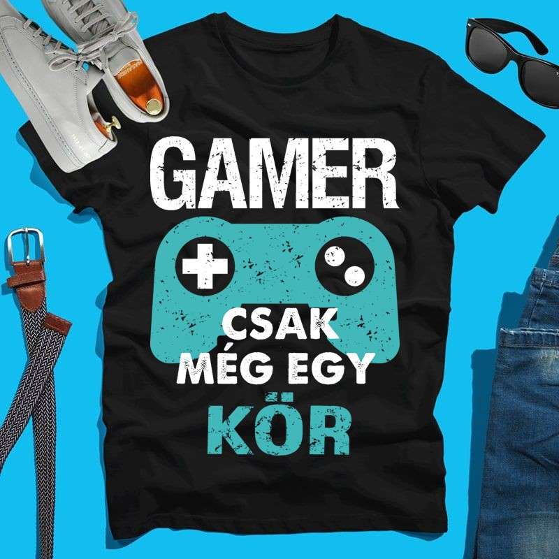 Férfi póló CSAK MÉG EGY KÖR