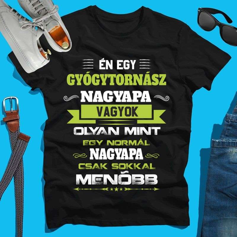Férfi póló Én egy gyógytornász papa vagyok