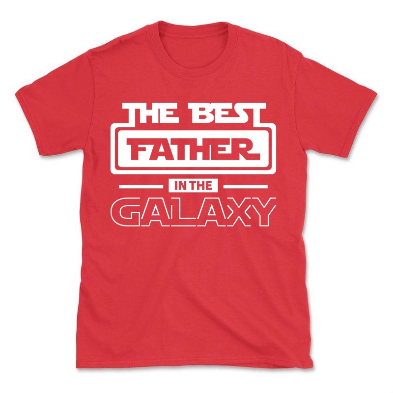 Férfi póló The best father in the galaxy