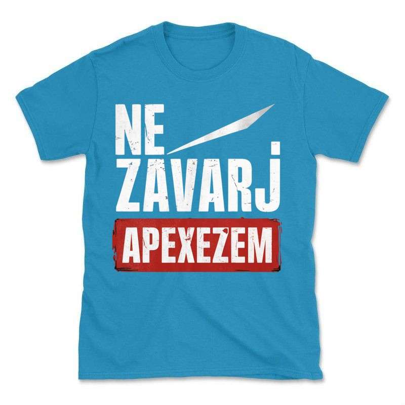 Férfi póló Ne zavarj Apexezem