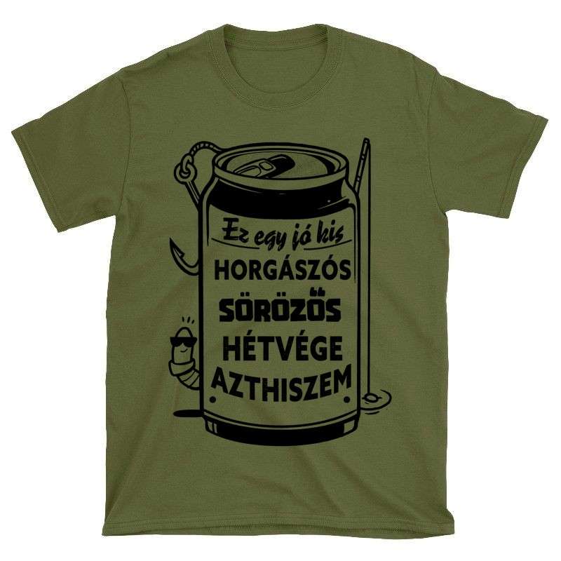 Férfi póló Horgászós hétvége