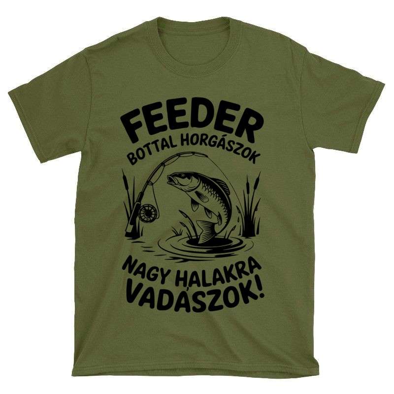 Férfi póló Feeder horgász