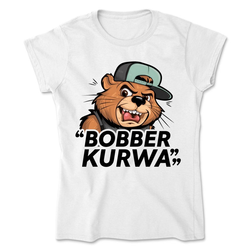 Női póló Bobber kurwa meme