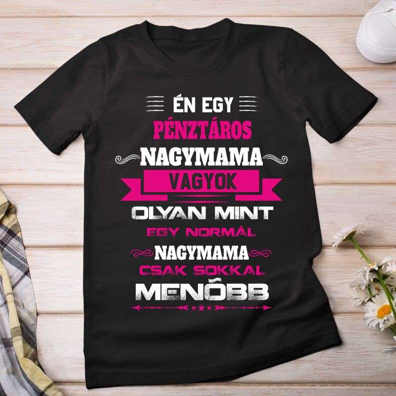 Női póló Én egy pénztáros mama vagyok