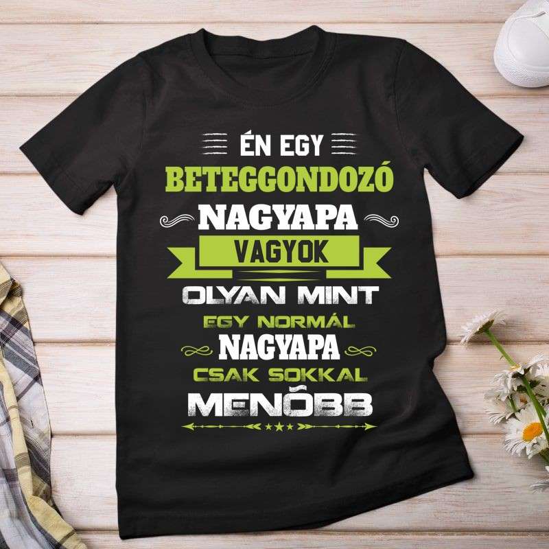 Női póló Én egy beteggondozó papa vagyok