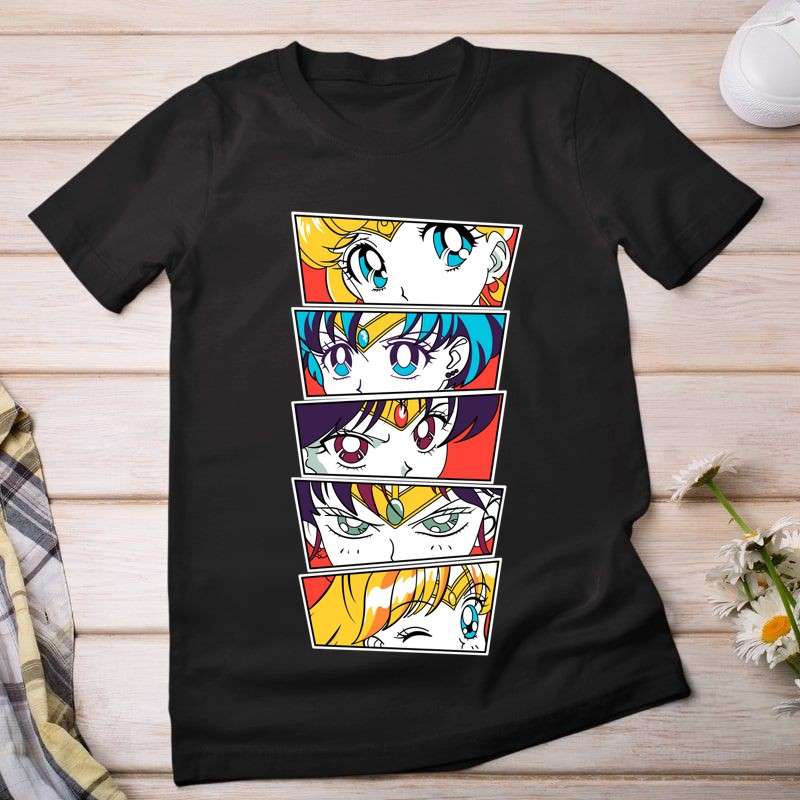 Női póló Sailor moon anime