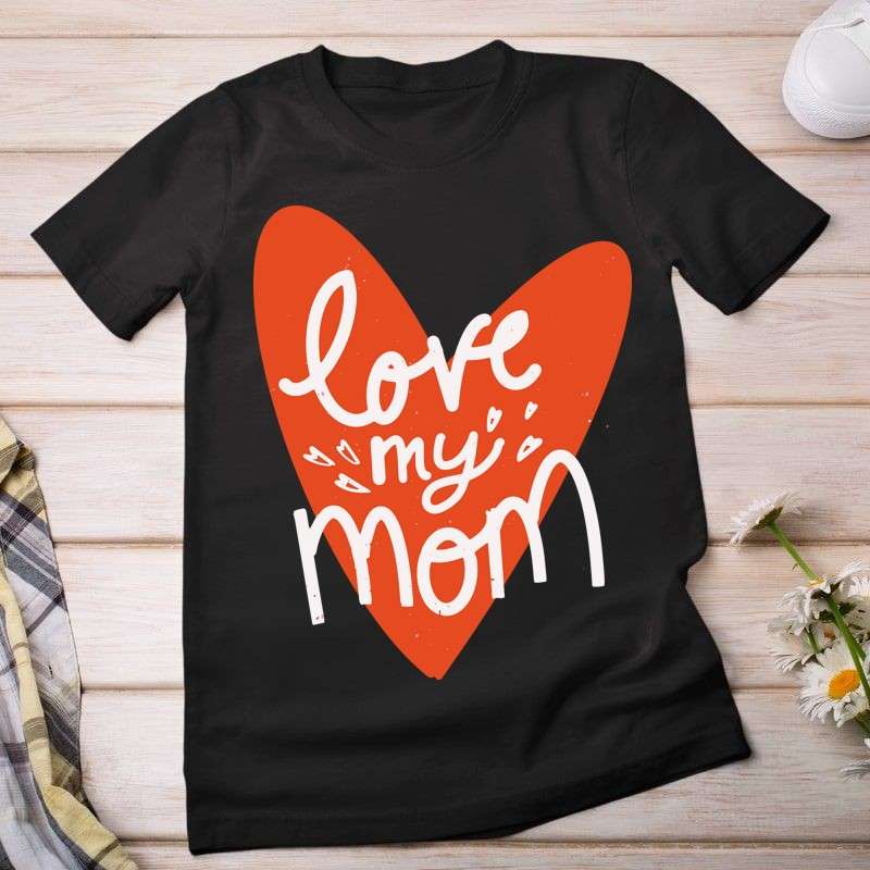 Női póló love my mom
