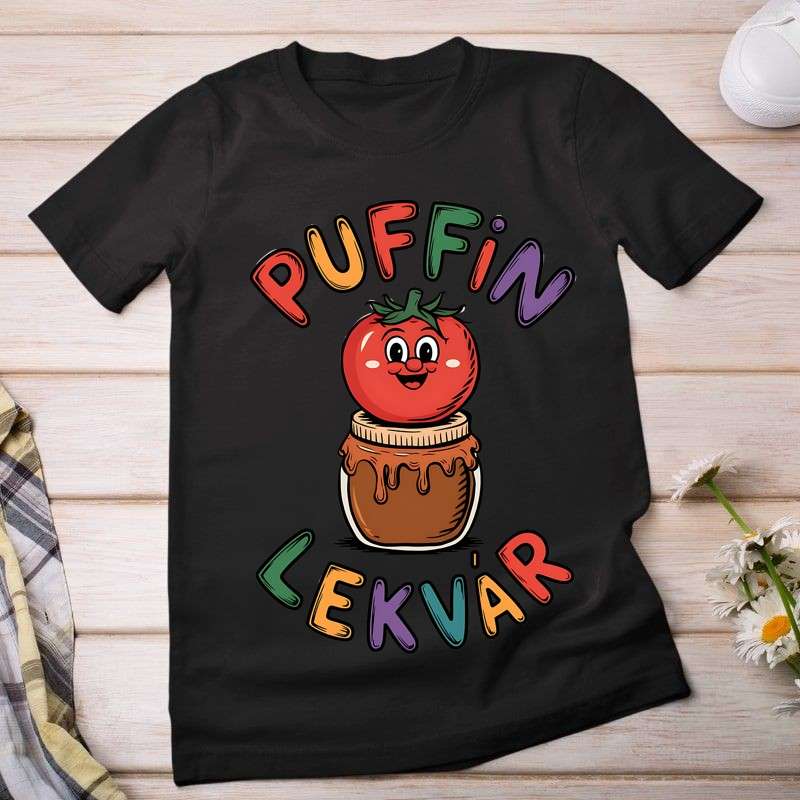 Női póló Puffin lekvár