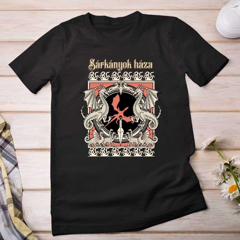 Női póló Sárkányok háza