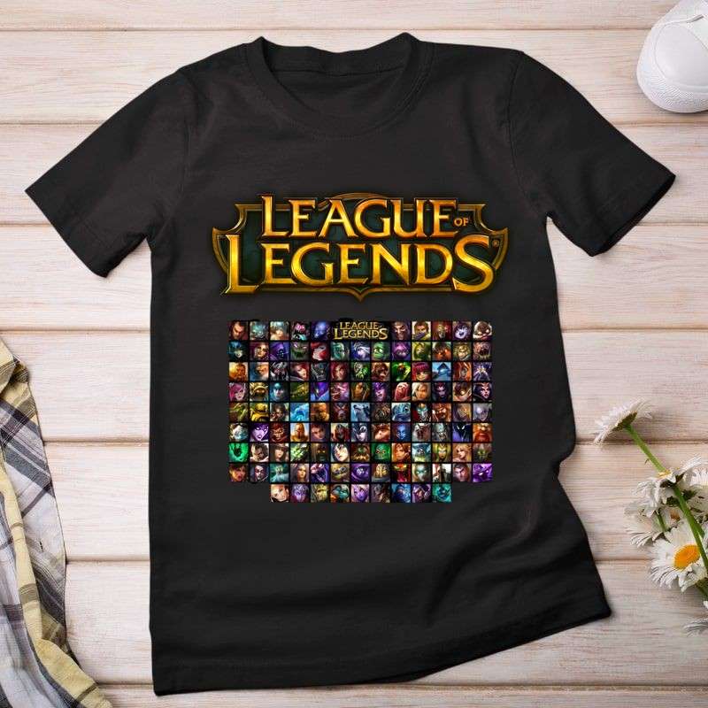 Női póló LOL KARAKTEREK
