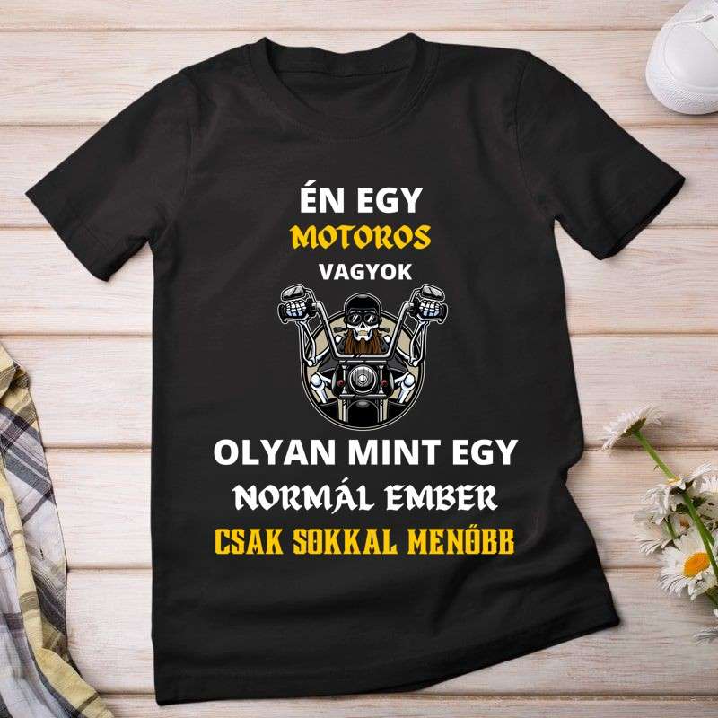 Női póló Motoros vagyok