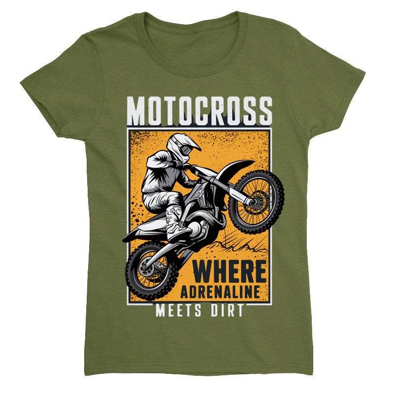 Női póló Motocross