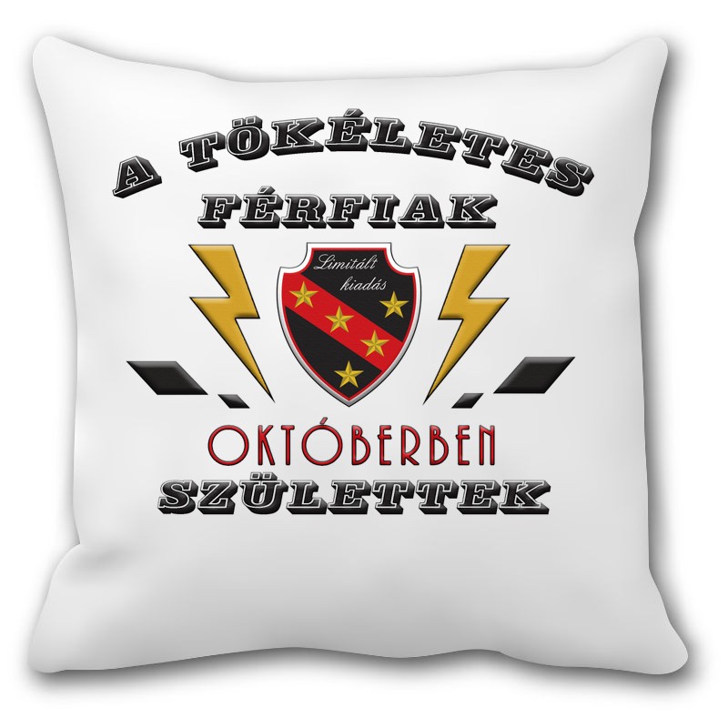Párna Tökéletes férfi október
