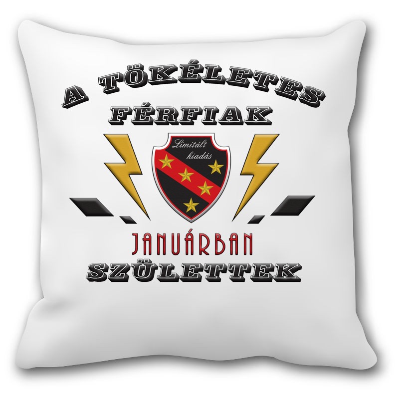 Párna Tökéletes férfi január