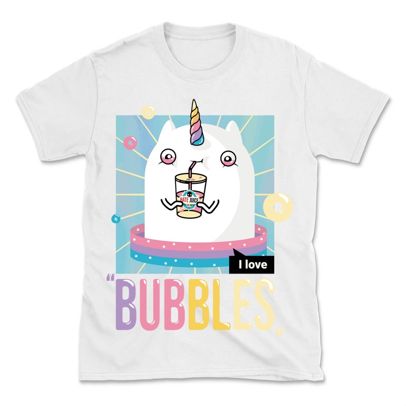 Gyerek póló Unikornis - I love bubbles