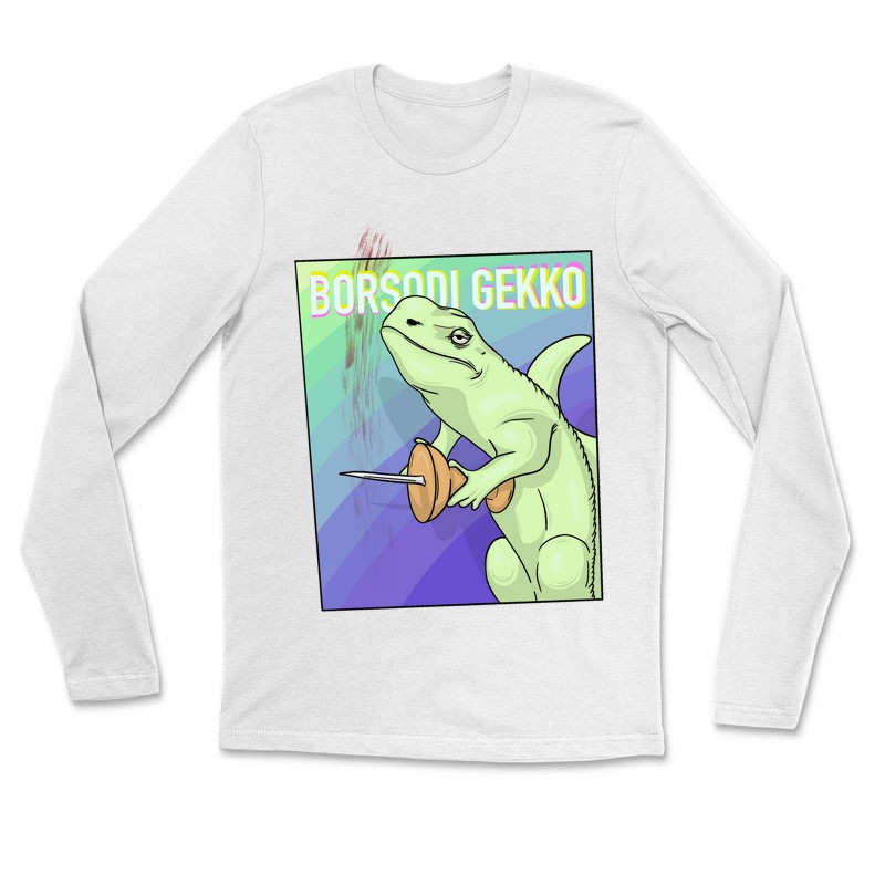 Hosszú ujjú póló (unisex) Borsodi gekko