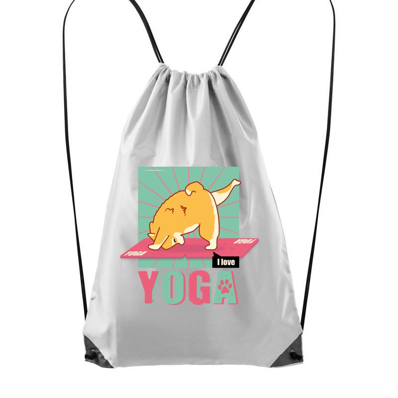Hátizsák Yoga kutya - I love yoga