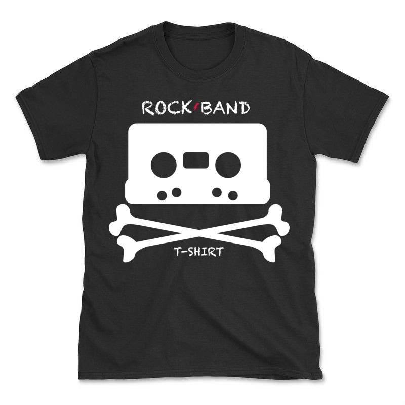 Férfi póló Rock Band T-shirt