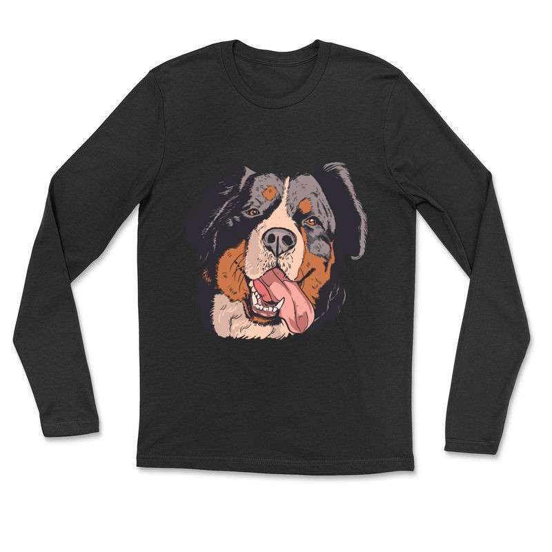 Hosszú ujjú póló (unisex) Bernese Mountain Dog