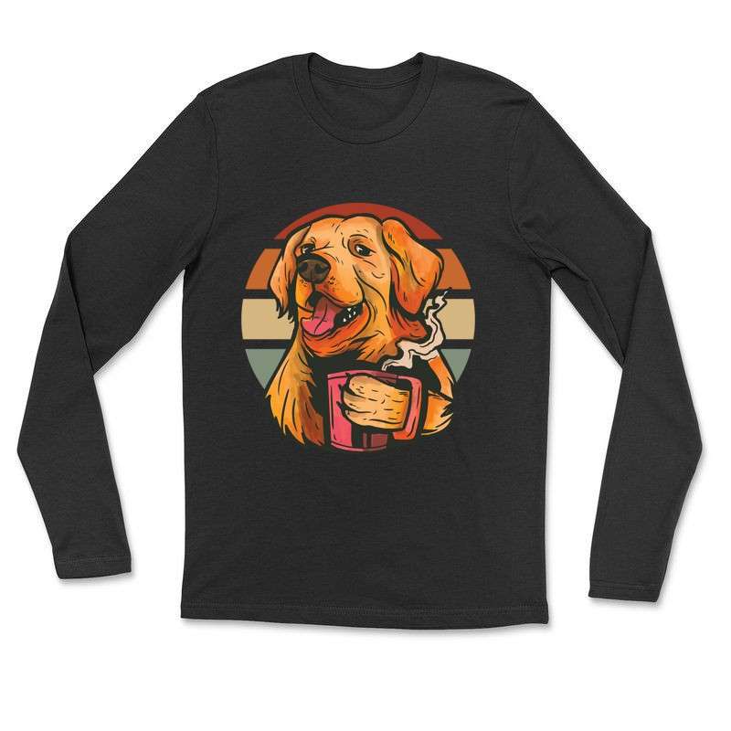 Gyerek hosszú ujjú póló Golden retriever