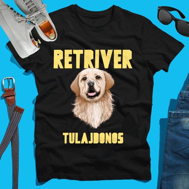 Férfi póló Retriver tulajdonos