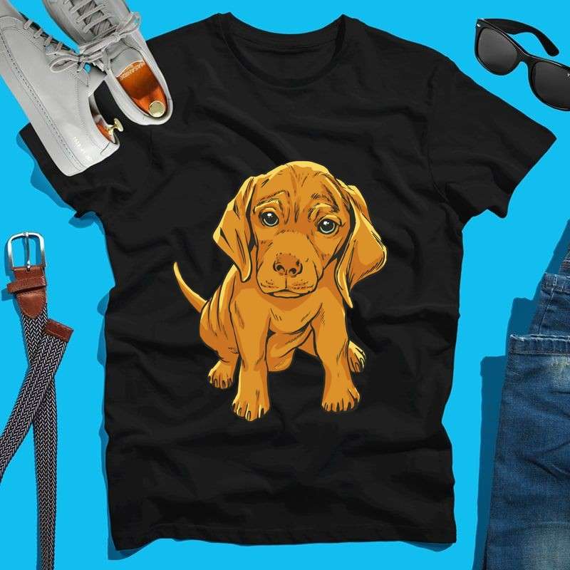 Férfi póló Magyar Vizsla Puppy