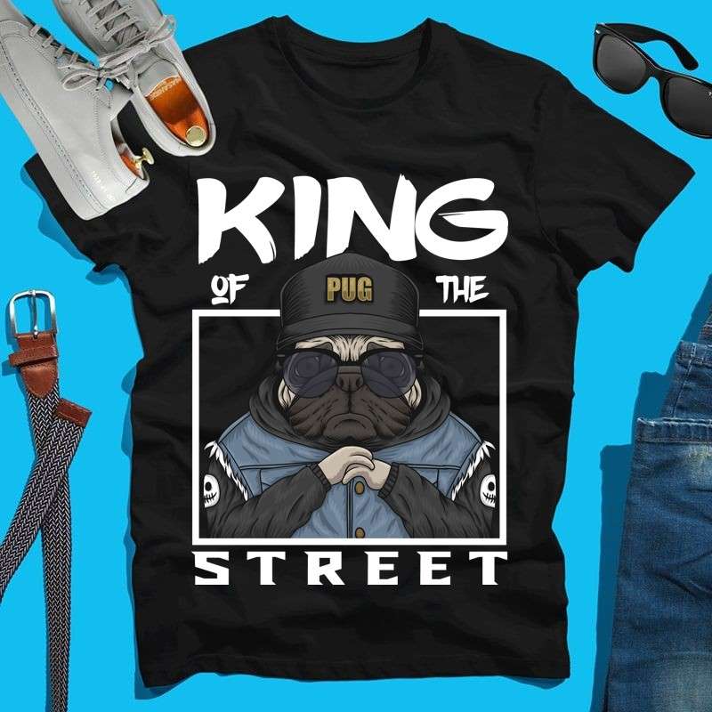 Férfi póló KING OF THE PUG