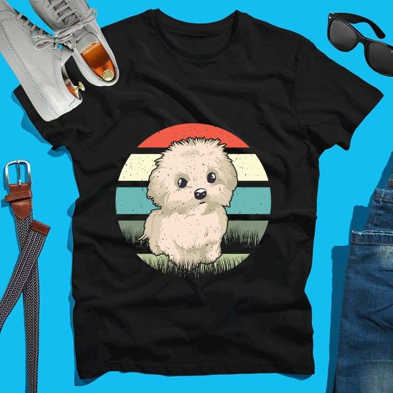 Férfi póló Maltese Dog Cute