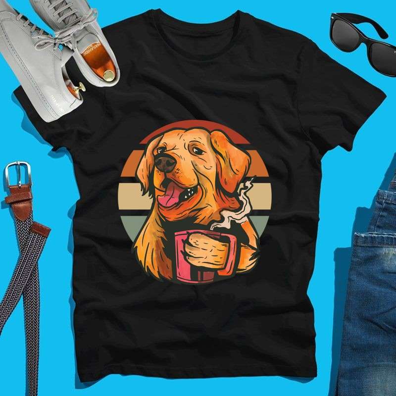 Férfi póló Golden retriever