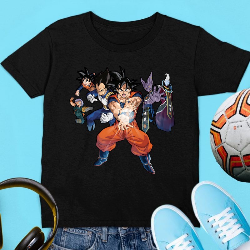 Gyerek póló Dragon ball karakterek