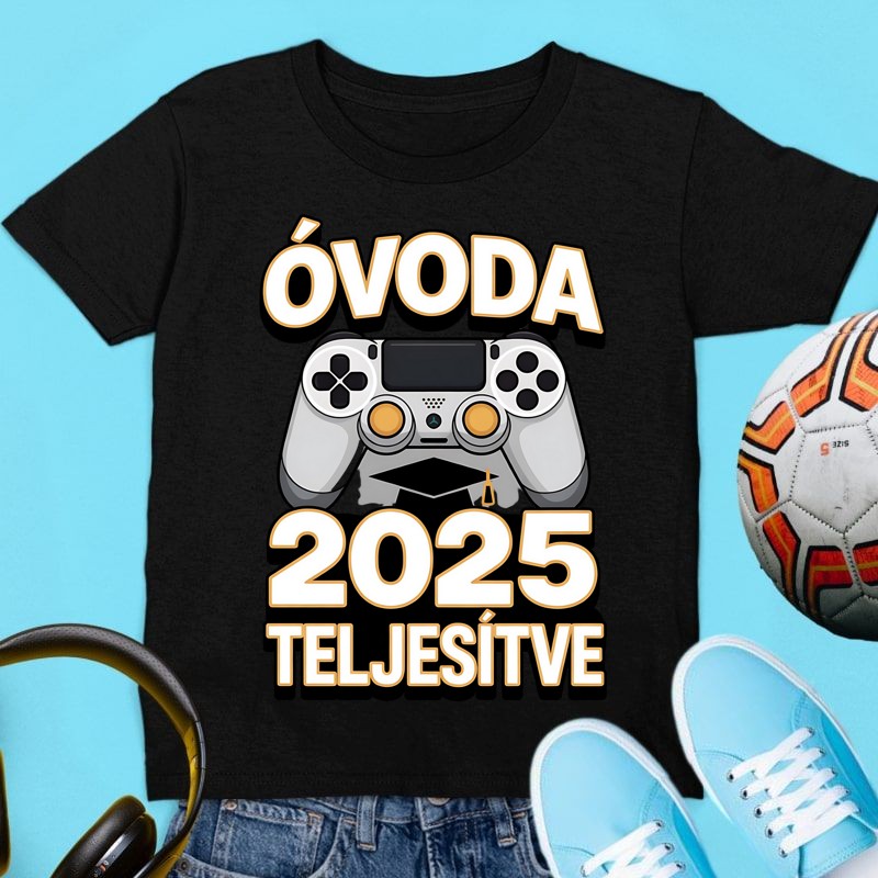 Gyerek póló Óvoda 2025 teljesítve