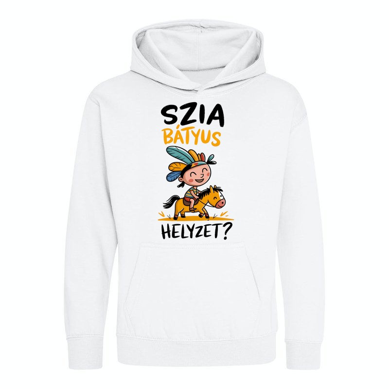 Gyerek kapucnis pulcsi Szia bátyus helyzet tiktok vicces meme