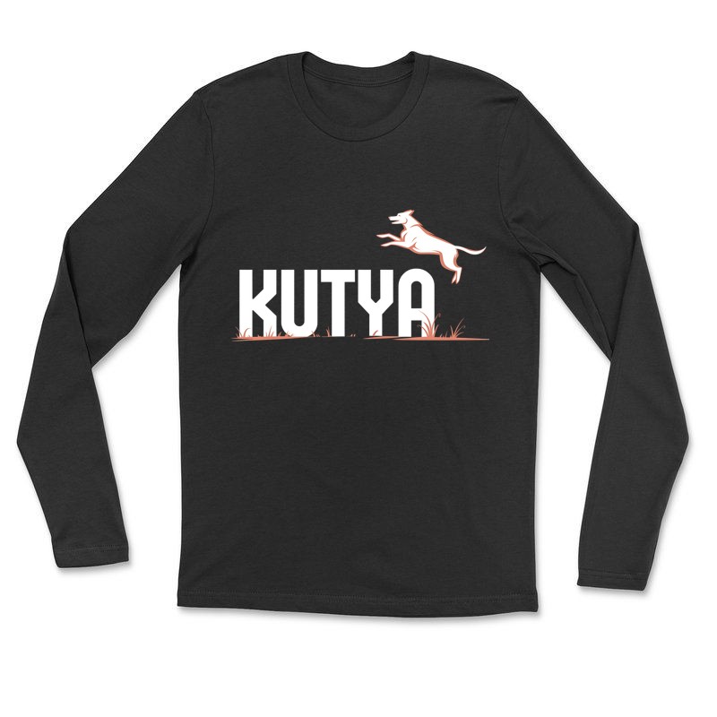 Hosszú ujjú póló (unisex) Kutya márkaparódia