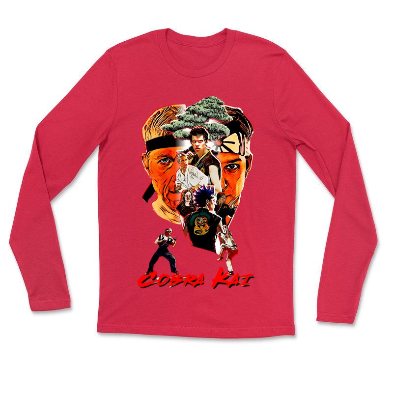 Hosszú ujjú póló (unisex) Cobra kai karakterek
