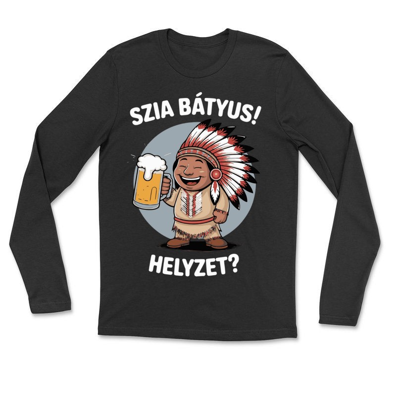 Gyerek hosszú ujjú póló Szia bátyus helyzet? Indián