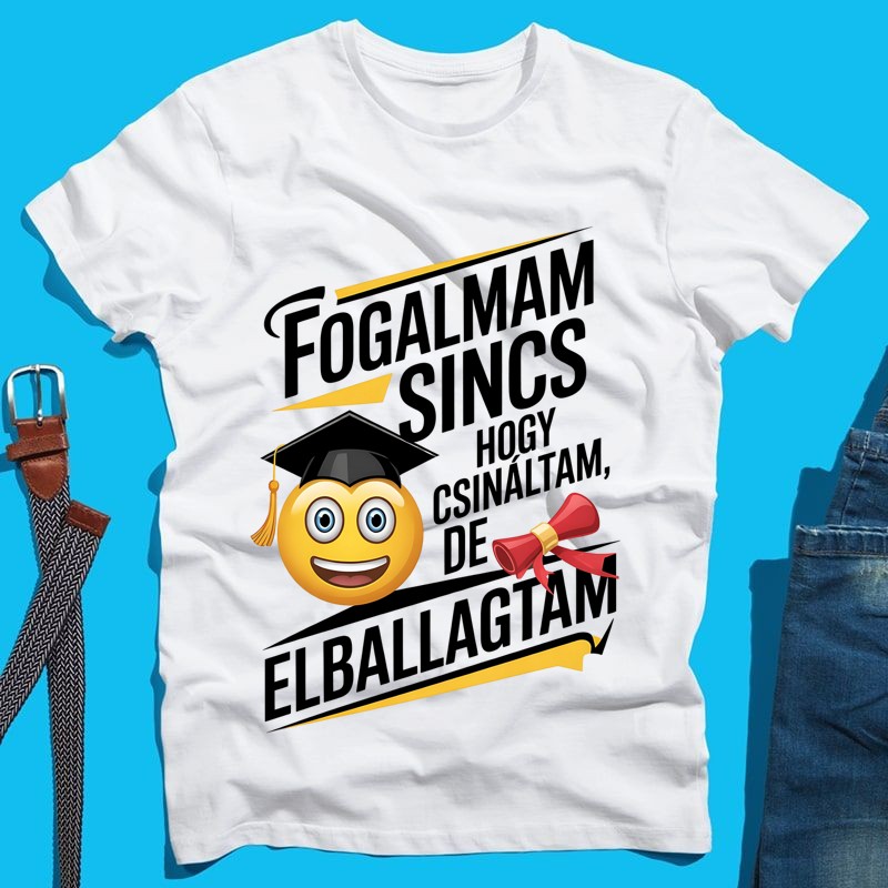 Férfi póló Elballagtam