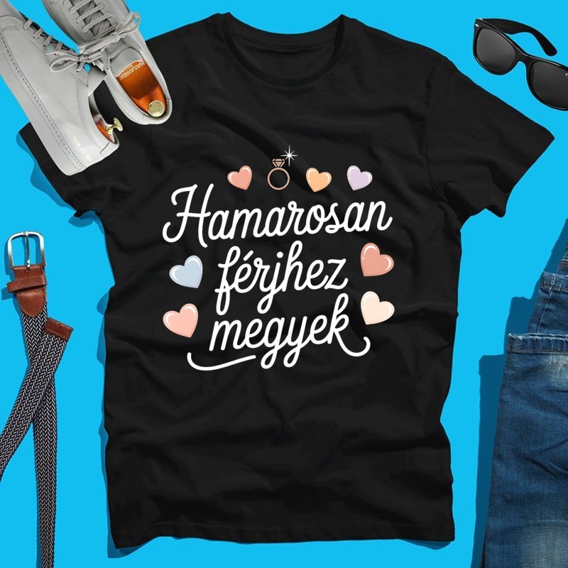 Férfi póló Hamarosan férjhez megyek
