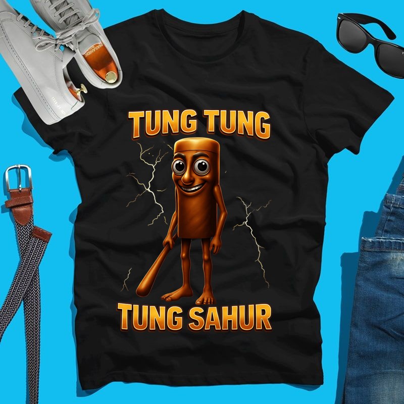 Férfi póló Tung Tung Tung sahur Italian Brainrot meme