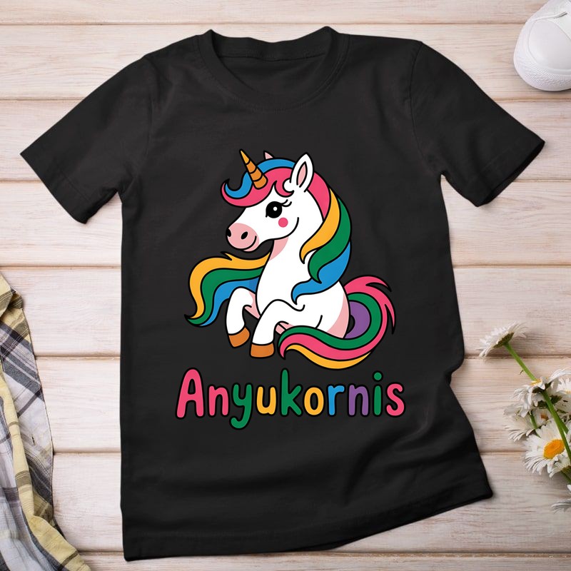 Női póló Anyukornis anyás