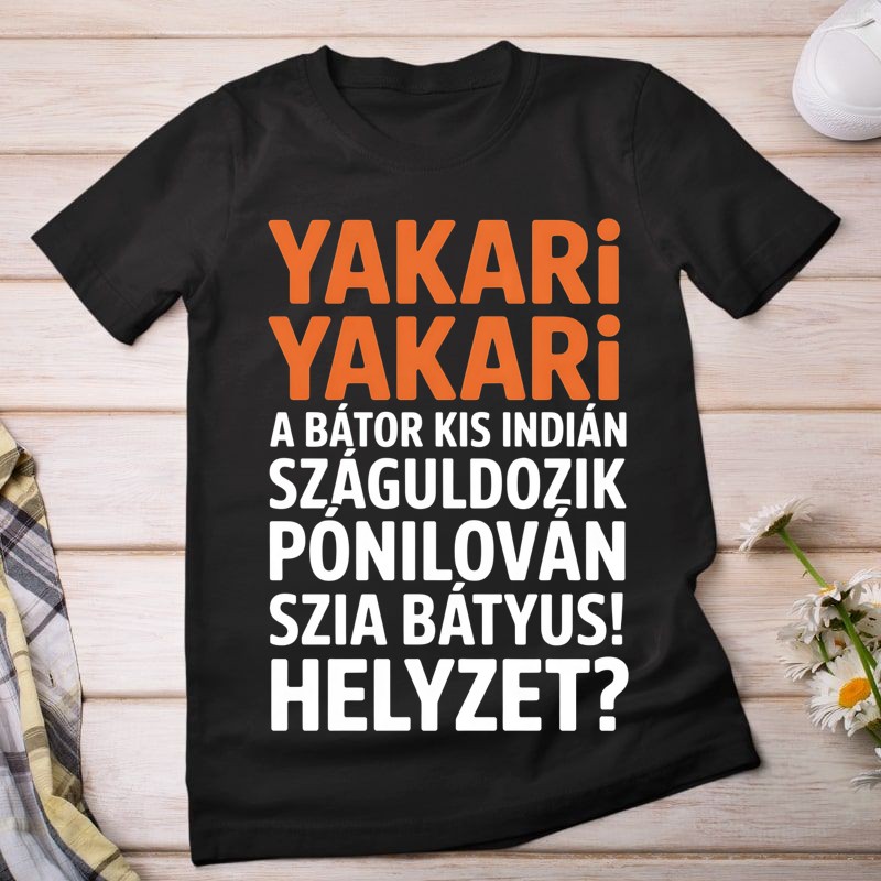 Női póló Yakari a bátor kis indián