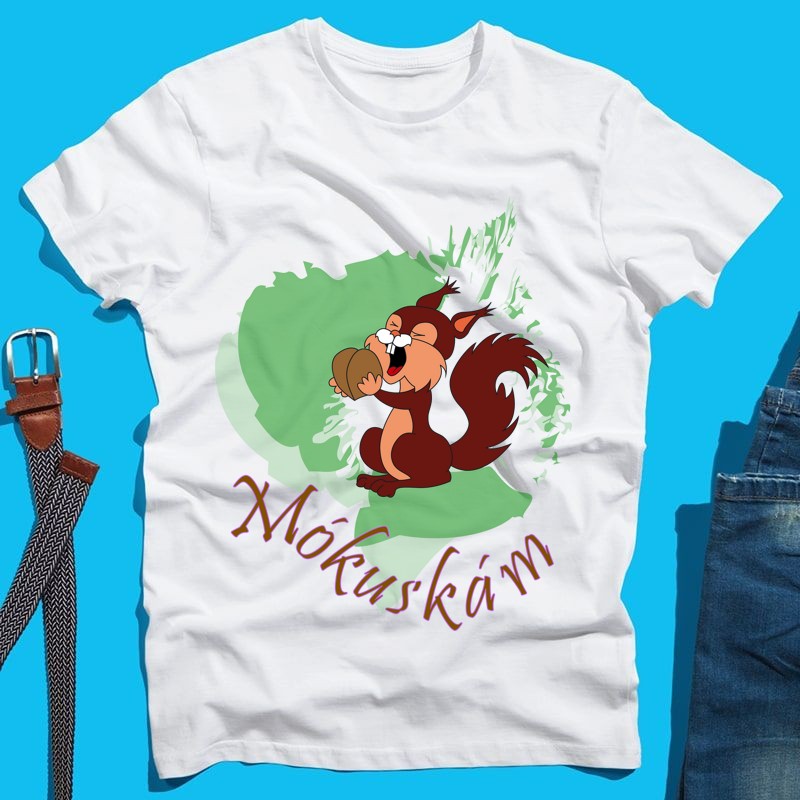 Férfi póló Mókuskám