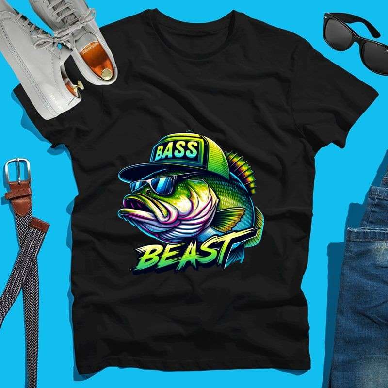 Férfi póló BASS BEAST