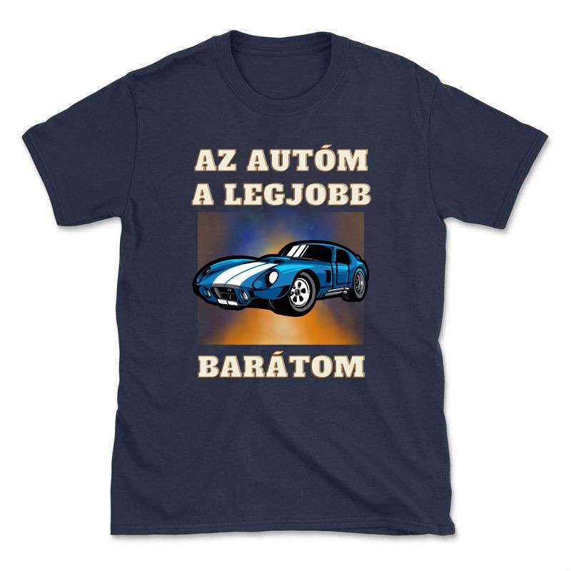 Férfi póló Az autóm a legjobb barátom