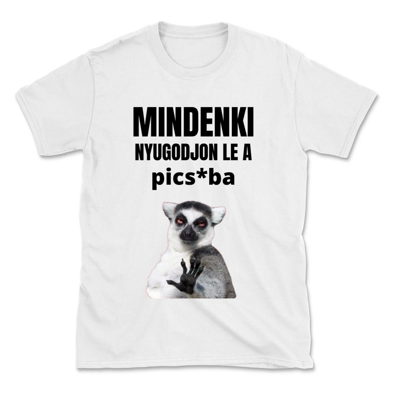 Gyerek póló Mindenki nyugodjon le a picsába